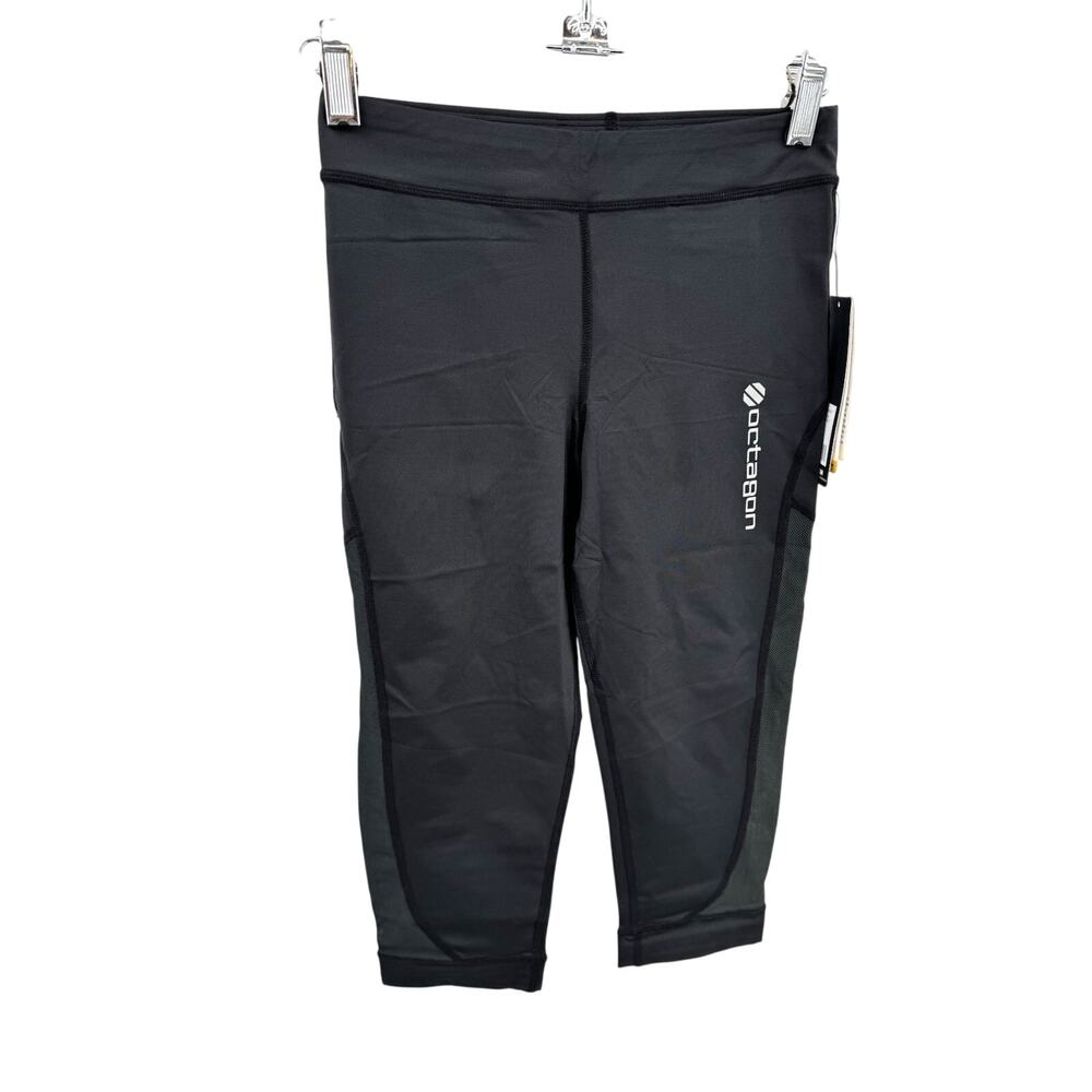 Octagon UFC Solstice Capri Pants Black Size XS NWT